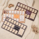 Personalisierte Geburt bis zum Abschluss der Schule Jahre hölzerne Memorial Fotorahmen mit Namen ersten Tag der Schule Graduierung Geschenk für Kinder Absolventen