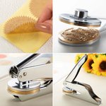 Gepersonaliseerde initialen combinatie boek Embossing stempel Hand Held Embosser met naam en datum bruiloft verloving geschenk voor paar pasgetrouwde