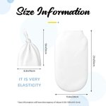 Personalised Our 1st Mother's Day Animal Mom Baby 100% Cotton Soft Swaddle and Hat Set with Year and Name Baby Shower Birthday Gift for Baby Newborn