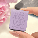 Marque-page magnétique en cuir PU avec texte Cadeau d'anniversaire Cadeau de fête des mères pour les rats de bibliothèque