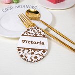 Plaque Œuf de Pâques en Bois Décoration Personnalisée avec Nom Gravé Cadeau de Pâques pour Enfant