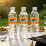 Personalised Congratulations Class of 2026 Water Bottle Label Sticker with Name and Year Graduation Party Gift for Graduates