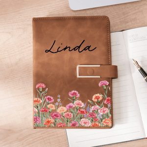 Personlig flerfarget A5-notatbok med navn og linjerte sider Daglig bruk Kontorrekvisita Morsdagsgave til mor Venninne