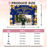 Personalized Congratulations Balloon Photo Banner with Name and Year Party Backdrop Decor Graduation Gift for Graduates