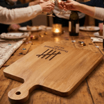 Personalized Fifth Anniversary Wood Charcuterie Cutting Board with Names and Year Kitchen Decor Anniversary Gift for Wife Husband Couple