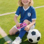 Protège-tibias durables personnalisés avec nom et logo de l'équipe Cadeau d'anniversaire pour les joueurs de football et leurs amis