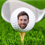 Personalized Funny Face Photo Golf Ball with Text Golfer Accessories Training Competition Birthday Gift for Golf Player Lover