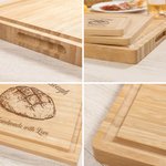 Personalized Engraved Name Sourdough Handmade with Love Charcuterie Cutting Board with Juice Groove Kitchen Decor Made in USA Birthday Gift for Bakers