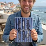 Personalized Sardine Mackerel Flounder Striped A5 Spiral Notebook with Name and 60 Lined Pages Birthday Gift for Fishing Enthusiasts