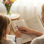 Personalised Multicolor Retro Birth Flower Magnetic PU Leather Bookmark Clip with Name Book Club Birthday Gift for Bookworms Reading Lovers