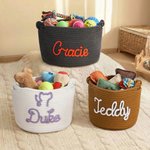 Gepersonaliseerde Speelgoedmand en Huisdierbed met Naam voor Kat en Hond Verjaardag Adoptie- of Jubileumcadeau voor Huisdierliefhebbers