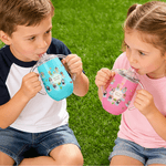 Tasse à bec isotherme 10 oz avec nom Baptême catholique Prière Utilisation quotidienne Cadeau pour enfant en bas âge