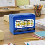 Cuaderno Personalizado Lápiz Diseño Calcomanía Dispensador de Lápices con Texto Decoración del Aula Regreso a la Escuela Apreciación Regalo para el Maestro