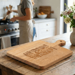 Personalised Funny Design Charcuterie Chopping Board with Name Kitchen Decor Anniversary Birthday Gift for Wife Couple