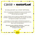 Couverture douce et personnalisée pour le Marsupilami à longue queue avec nom Cadeau d'anniversaire et de Noël pour les enfants Callie × Marsupilami®.