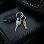 Personalised Hand Stamped Bullet Keychain with Engraved Initials Daily Use Anniversary Gift for Boyfriend Husband Military Enthusiast