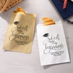 Sacs à friandises en papier alimentaire avec nom Lot de 20 sacs à friandises pour la remise des diplômes Cadeau pour la classe de 2026 Diplômés Seniors