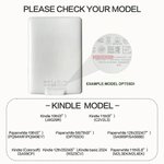 Personalised Exquisite Bookstore Pattern Kindle Case with Name Anniversary Birthday Gift for Bookworms Book Lovers