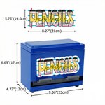 Cuaderno Personalizado Lápiz Diseño Calcomanía Dispensador de Lápices con Texto Decoración del Aula Regreso a la Escuela Apreciación Regalo para el Maestro