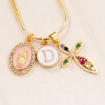 Portapapeles Personalizado Cruz Católica con Inicial Religiosa Bautizo Primera Comunión Regalo para los amantes de los libros Bookworm