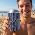 Sardine Mackerel Flounder Striped Insulated Beer Can Cooler Sleeve with Name Beach Party Birthday Gift for Fishing Enthusiasts (Sardine, maquereau, flet rayé, glacière isolante pour canettes de bière 