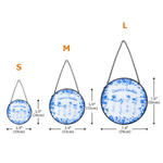 Personalized 1-8 Birth Flowers Toile De Jouy Style Garden Sun Catcher with Names Room Decoration Mother's Day Gift for Mom Grandma