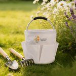 Personalised Birth Flower Waterproof & Foldable Gardening Tool Bag with Name Retirement Birthday Mother's Day Gift for Mother Family Gardening Lovers