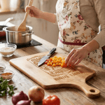 Personalised Funny Design Charcuterie Chopping Board with Name Kitchen Decor Anniversary Birthday Gift for Wife Couple