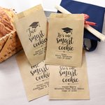 Sacs à friandises en papier alimentaire avec nom Lot de 20 sacs à friandises pour la remise des diplômes Cadeau pour la classe de 2026 Diplômés Seniors