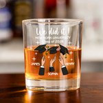 Personalisierte Throwing Graduation Caps 10 oz Old Fashioned Rock Whiskey Glas mit Namen Graduation Geschenk für Absolventen