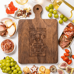 Personalised Funny Design Charcuterie Chopping Board with Name Kitchen Decor Anniversary Birthday Gift for Wife Couple