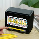 Cuaderno Personalizado Lápiz Diseño Calcomanía Dispensador de Lápices con Texto Decoración del Aula Regreso a la Escuela Apreciación Regalo para el Maestro