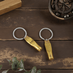 Personalised Hand Stamped Bullet Keychain with Engraved Initials Daily Use Anniversary Gift for Boyfriend Husband Military Enthusiast