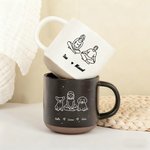 Tasse en céramique 12 oz avec poignée et nom Cadeau commémoratif pour les amis des animaux de compagnie