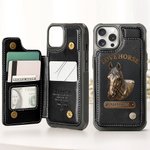 Personalised Horse Photo Portrait Phone Case with Name and Card Holder for iPhone Samsung Daily Use Birthday Gift for Horse Owners Riders