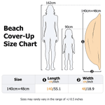 Personalized Sea Animal Swimsuit Cover-Up with Name Summer Vacation Beach Party Birthday Gift for Woman