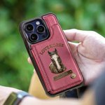 Personalised Horse Photo Portrait Phone Case with Name and Card Holder for iPhone Samsung Daily Use Birthday Gift for Horse Owners Riders