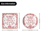 Personalizzato Multicolore Graduation Cap Toss Design Ceramic Trinket Jewelry Dishish con nome e anno Home Decor Graduation Gift per amici laureati