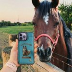 Personalised Horse Photo Portrait Phone Case with Name and Card Holder for iPhone Samsung Daily Use Birthday Gift for Horse Owners Riders