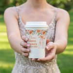 Personalized Flower Bow Wedding Theme  Water Bottle Label Sticker Set of 20 Engagement Bridal Shower Party Gift for Couple