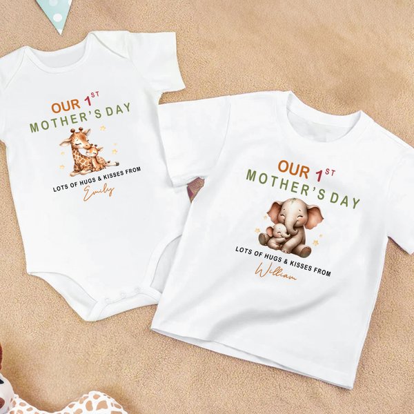 Combinaison 100% coton pour enfant avec nom Cadeau d'anniversaire pour bébé et enfant