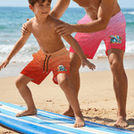 Personalisierte Multicolor Sommer Stil anfängliche schnell trocknen Badehose Strand Shorts mit Mesh Brief und Name Strand Party Geburtstag Urlaub Geschenk für Männer