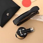 Personalised Flower and Book DIY Name Embosser Stamp with Storage Bag Hand-Held Embossing Stamp Birthday Gift for Books Lover Book Club