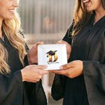 Personlig Graduation Cap Initial Ceramic Trinket Smykkeskål med navn og år Fødselsdag Graduation Gave til nyutdannede