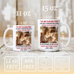 Personalised Multicolour Mom-Daughter Photo 11/15 oz Ceramic Coffee Mug with Text Daily Use Mother's Day Birthday Gift for Women
