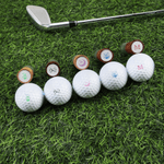 Personalized Golf Elements Initial Design Golf Ball Stamp with Name and Tin Storage Box Golf Accessory Birthday Gift for Golf Lover Player