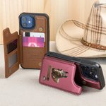 Personalised Horse Photo Portrait Phone Case with Name and Card Holder for iPhone Samsung Daily Use Birthday Gift for Horse Owners Riders