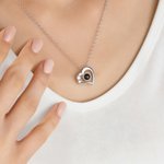 Personalizado Corazón Micro-tallado Foto Proyección Collar Día de San Valentín Cumpleaños Regalo para las mujeres