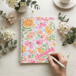 Carnet de notes A5 personnalisé avec nom Journal quotidien Cadeau d'anniversaire pour femmes Ami(e)s