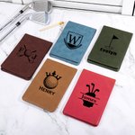 Personalised Golf-Themed Monogram PU Leather Golf Scorecard Holder Daily Training Game Day  Golf Club Gift for Golf Players Coaches
